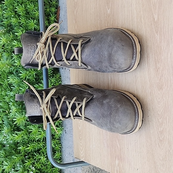 Timberland PRO Alloy Toe A5525 Olive Green Boots SZ 9.5 NWOT - Picture 2 of 13